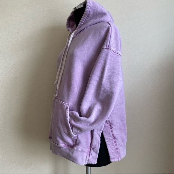 Sundry Mineral Wash Tie Dye Slit Hoodie - Picture 5 of 11